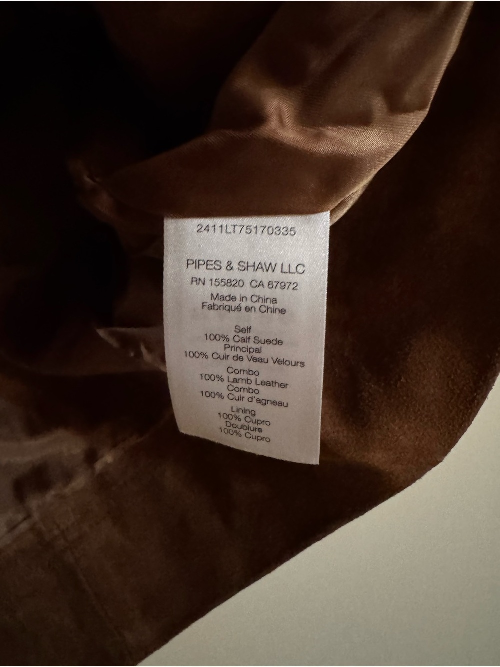 Veronica Beard New Suz Suede Dickey Chore Coat Jacket Whisky Small - Picture 5 of 6